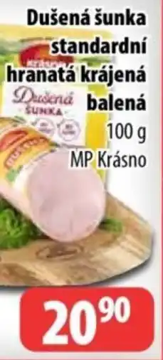 Partner Maloobchodní síť Dušená šunka standardní hranatá krájená balená nabídka