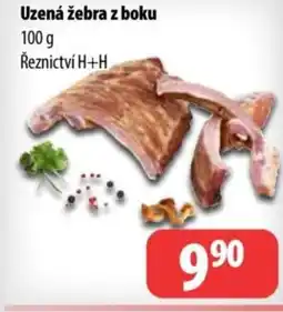 Partner Maloobchodní síť Uzená žebra z boku nabídka