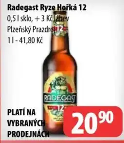 Partner Maloobchodní síť Radegast Ryze Hořká 12 nabídka