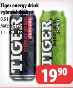 Partner Maloobchodní síť Tiger energy drink nabídka