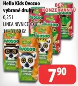 Partner Maloobchodní síť Hello Kids Ovozoo nabídka