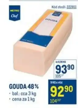 Makro Gouda 48% nabídka