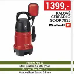 Baumax Einhell Kalové čerpadlo GC-DP 7835 nabídka
