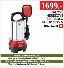 Baumax Einhell Kalové nerezové čerpadlo GC-DP 6315 N nabídka