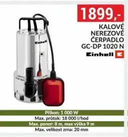 Baumax Einhell Kalové nerezové čerpadlo GC-DP 1020 N nabídka