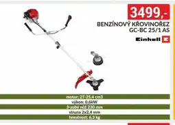 Baumax Benzínový křovinořez GC-BC 25/1 AS nabídka