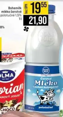 Jip Bohemilk mléko čerstvé polotučné 1,5% 1l nabídka