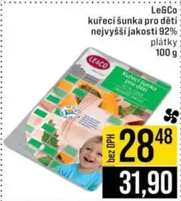 Jip Le&Co kuřecí šunka pro děti nabídka