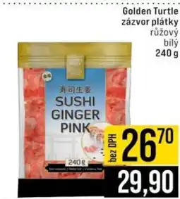 Jip Golden Turtle zázvor plátky růžový bílý 240 g nabídka