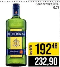 Jip Becherovka 38 % 0,7 l nabídka