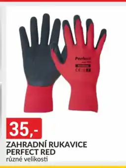 Baumax Zahradní rukavice perfect red nabídka