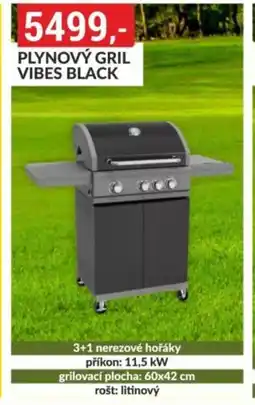 Baumax Plynový gril vibes black nabídka