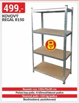 Baumax Kovový regál R150 nabídka