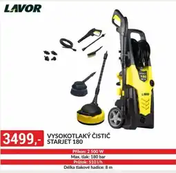 Baumax Vysokotlaký čistič starjet 180 nabídka