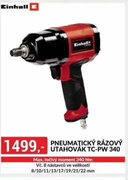 Baumax Einhell Pneumatický rázový utahovak TC-PW 340 nabídka