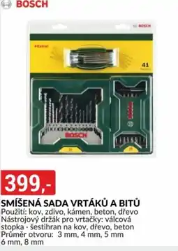 Baumax BOSCH Smíšená sada vrtáků a bitů nabídka