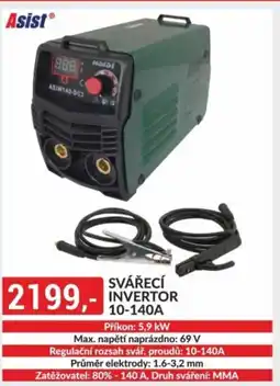 Baumax Svářecí invertor 10-140A nabídka