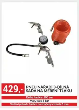 Baumax Pneu nářadí 3-dílná sada na měření tlaku nabídka