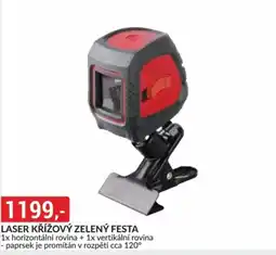 Baumax Laser křížový zelený festa nabídka