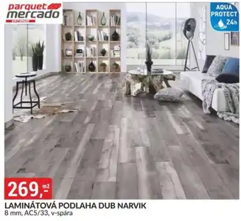 Baumax Laminátová podlaha dub narvik nabídka