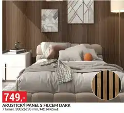 Baumax Akustický panel s filcem dark nabídka