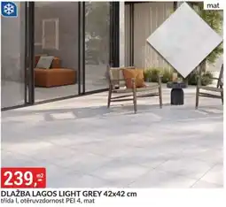 Baumax Dlažba lagos light grey nabídka