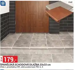 Baumax Španělská schodová dlažba nabídka