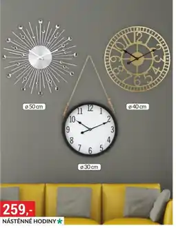 Baumax Nástěnné hodiny nabídka