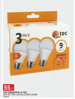 Baumax Led žárovka Q-tec nabídka