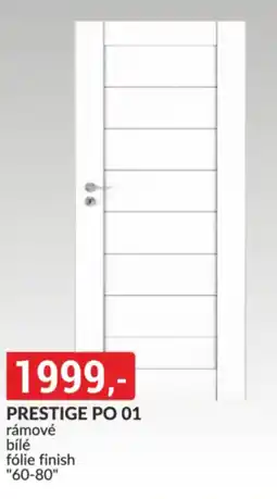 Baumax Prestige PO 01 rámové bílé fólie finish nabídka
