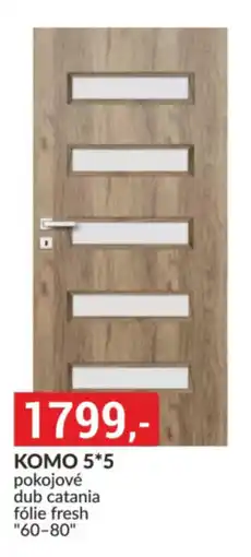 Baumax Komo 5*5 pokojové dub catania fólie fresh nabídka