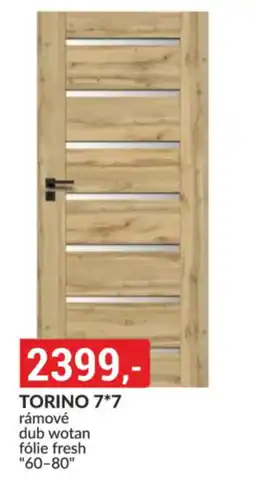 Baumax Torino 7*7 rámové dub wotan fólie fresh nabídka