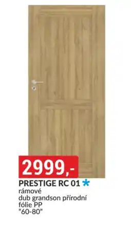 Baumax Prestige RC 01 rámové dub grandson přírodní fólie PP nabídka
