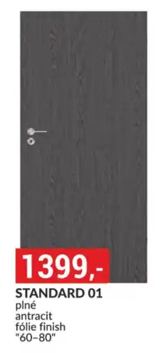 Baumax Standard 01 plné antracit fólie finish nabídka