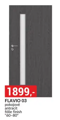 Baumax Flavio 03 pokojové antracit fólie finish nabídka