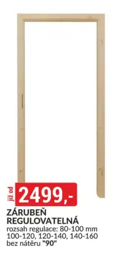 Baumax Zárubeň regulovatelná nabídka