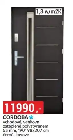 Baumax Cordoba vchodové, venkovni nabídka