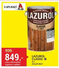 Baumax Lazurol classic nabídka