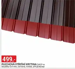 Baumax Plechová střešní krytina nabídka