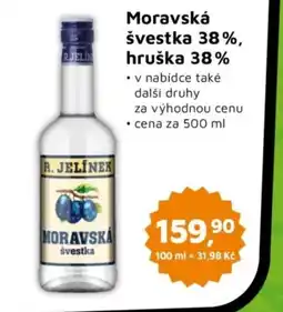 Můjobchod Moravská švestka 38%, hruška 38% nabídka