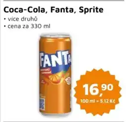 Můjobchod Coca-Cola, Fanta, Sprite nabídka