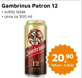 Můjobchod Gambrinus Patron 12 nabídka