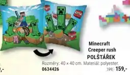 Knižní klub Minecraft Creeper rush polštářek nabídka