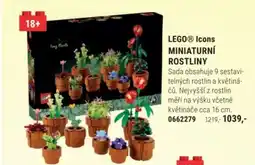Knižní klub LEGO® Icons Miniaturní rostliny nabídka