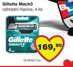 Barvy a laky drogerie Gillette Mach3 nabídka