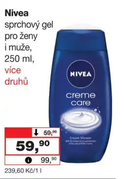 Barvy a laky drogerie Nivea sprchový gel nabídka