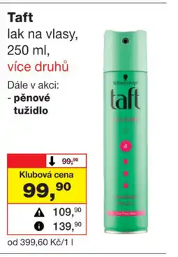 Barvy a laky drogerie Taft lak na vlasy nabídka