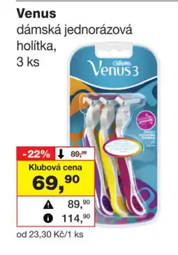 Barvy a laky drogerie Venus dámská jednorázová holítka nabídka