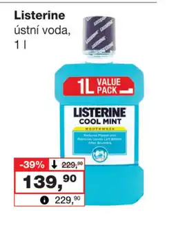 Barvy a laky drogerie Listerine ústní voda nabídka