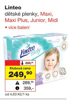Barvy a laky drogerie Linteo dětské plenky nabídka